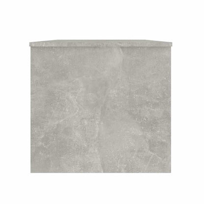 Tavolino Grigio Cemento 102x50,5x46,5 cm in Legno Multistrato