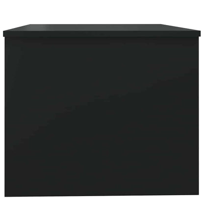 Tavolino da Salotto Nero 80x50x42,5 cm in Legno Multistrato