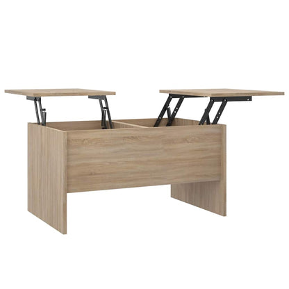 Tavolino Salotto Rovere Sonoma 80x50x42,5 cm Legno Multistrato