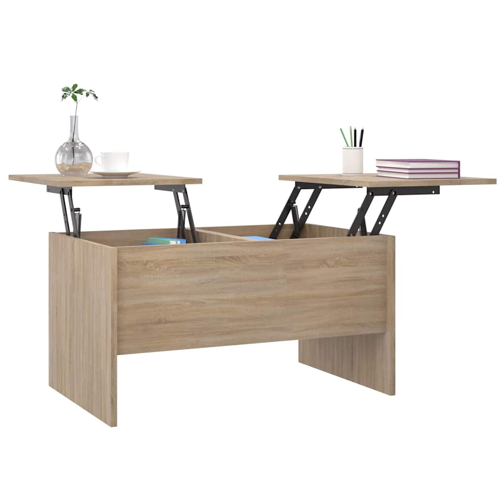 Tavolino Salotto Rovere Sonoma 80x50x42,5 cm Legno Multistrato