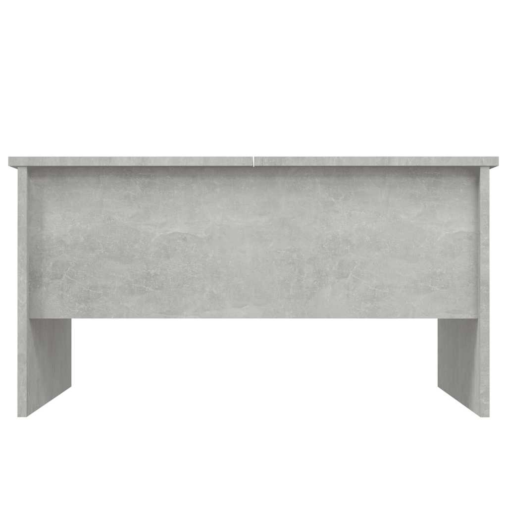 Tavolino Salotto Grigio Cemento 80x50x42,5 cm Legno Multistrato | homemem39
