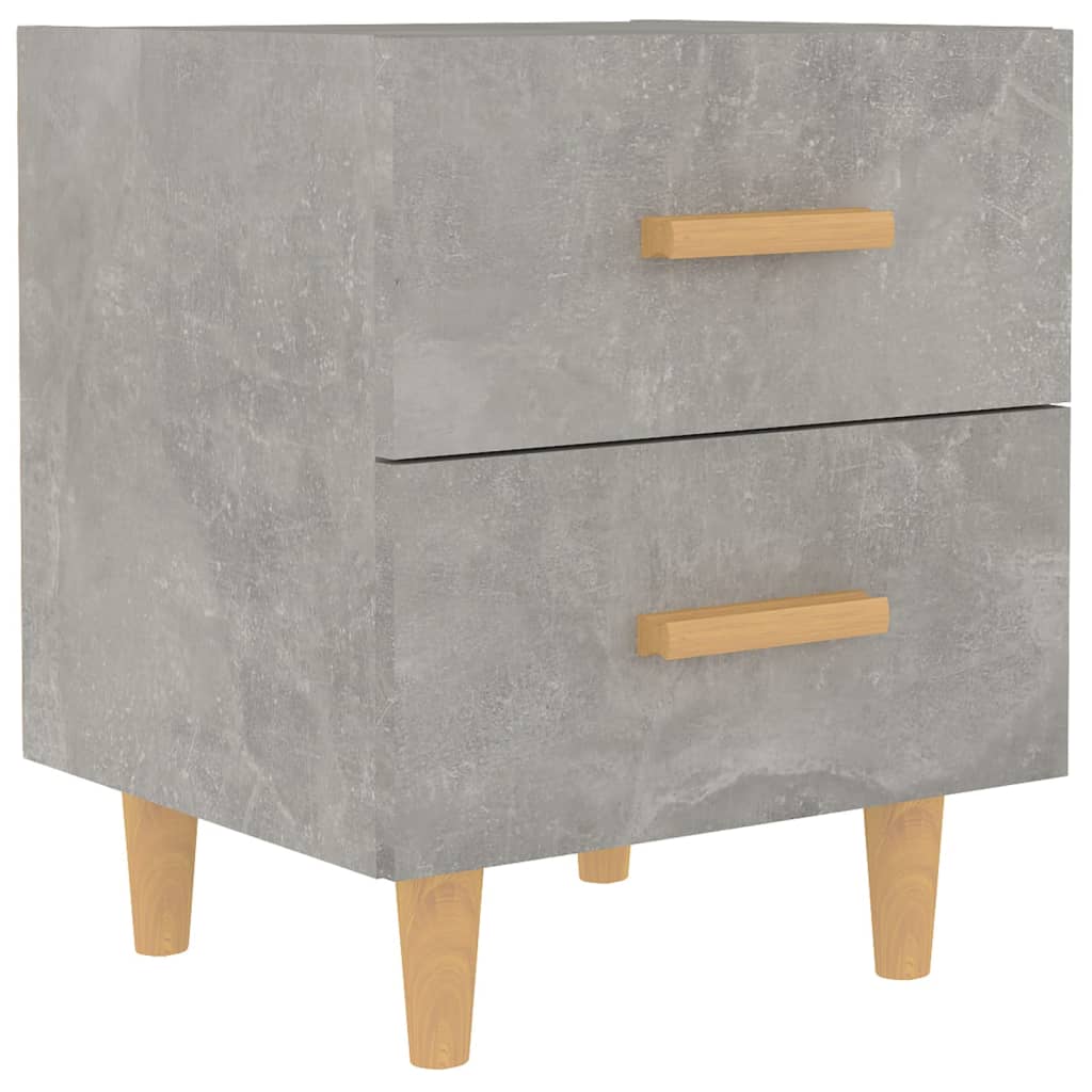Comodino Grigio Cemento 40x35x47,5 cm - homemem39