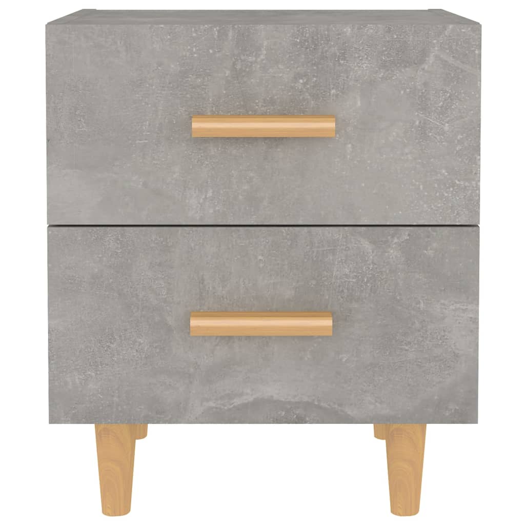 Comodino Grigio Cemento 40x35x47,5 cm - homemem39