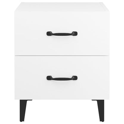 Comodini 2 pz Bianchi 40x35x47,5 cm