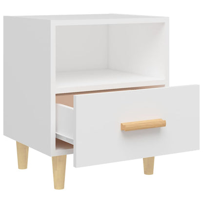 Comodino Bianco 40x35x47 cm | homemem39