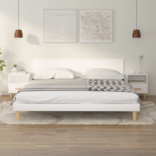 Comodini 2 pz Bianchi 40x35x47 cm - homemem39