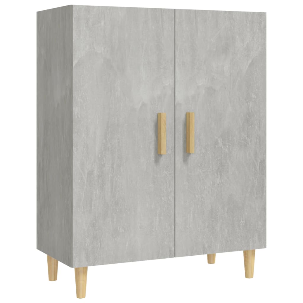 Credenza Grigio Cemento 70x34x90 cm in Legno Multistrato - homemem39