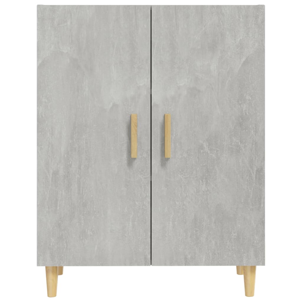 Credenza Grigio Cemento 70x34x90 cm in Legno Multistrato - homemem39