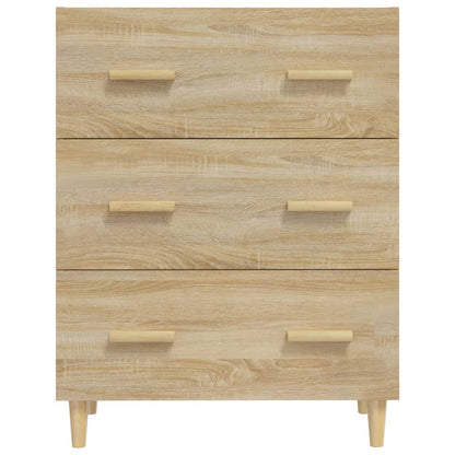 Credenza Rovere Sonoma 70x34x90 cm in Legno Multistrato - homemem39