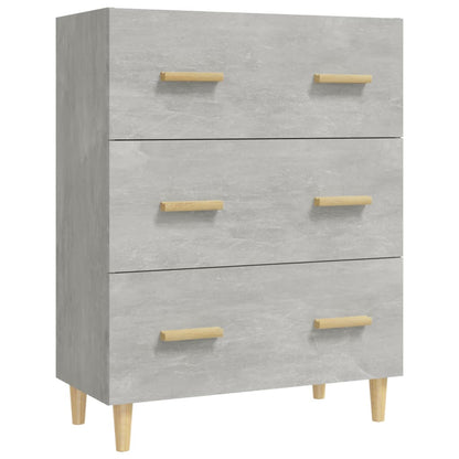 Credenza Grigio Cemento 70x34x90 cm in Legno Multistrato - homemem39