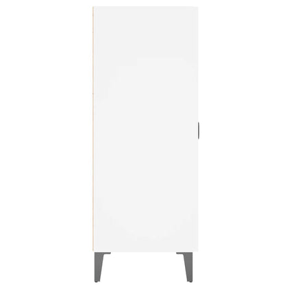 Credenza Bianca 69,5x34x90 cm in Legno Multistrato - homemem39