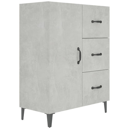 Credenza Grigio Cemento 69,5x34x90 cm in Legno Multistrato - homemem39