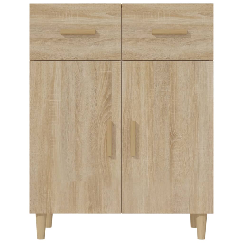 Credenza Rovere Sonoma 69,5x34x89 cm in Legno Multistrato - homemem39
