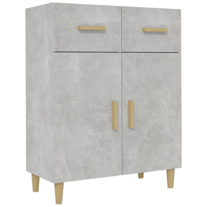 Credenza Grigio Cemento 69,5x34x89 cm in Legno Multistrato - homemem39
