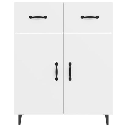 Credenza Bianca 69,5x34x90 cm in Legno Multistrato - homemem39