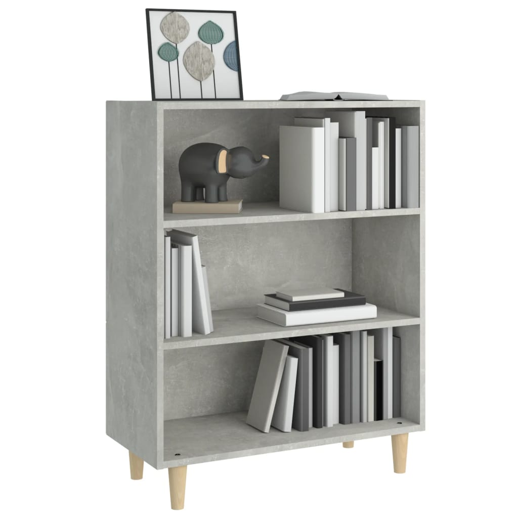 Credenza Grigio Cemento 69,5x32,5x90 cm in Legno Multistrato - homemem39