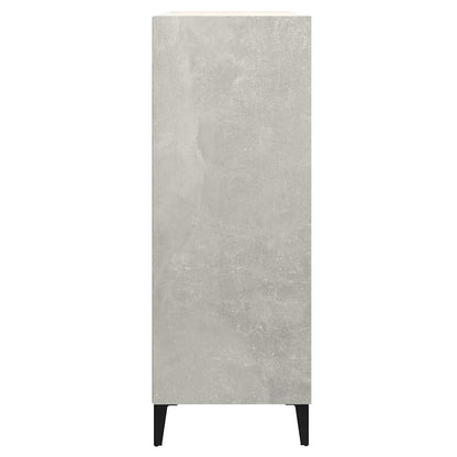 Credenza Grigio Cemento 69,5x32,5x90 cm in Legno Multistrato | homemem39