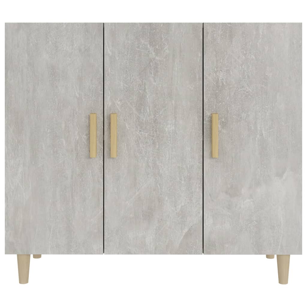 Credenza Grigio Cemento 90x34x80 cm in Legno Multistrato - homemem39