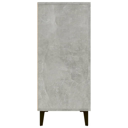 Credenza Grigio Cemento 90x34x80 cm in Legno Multistrato - homemem39
