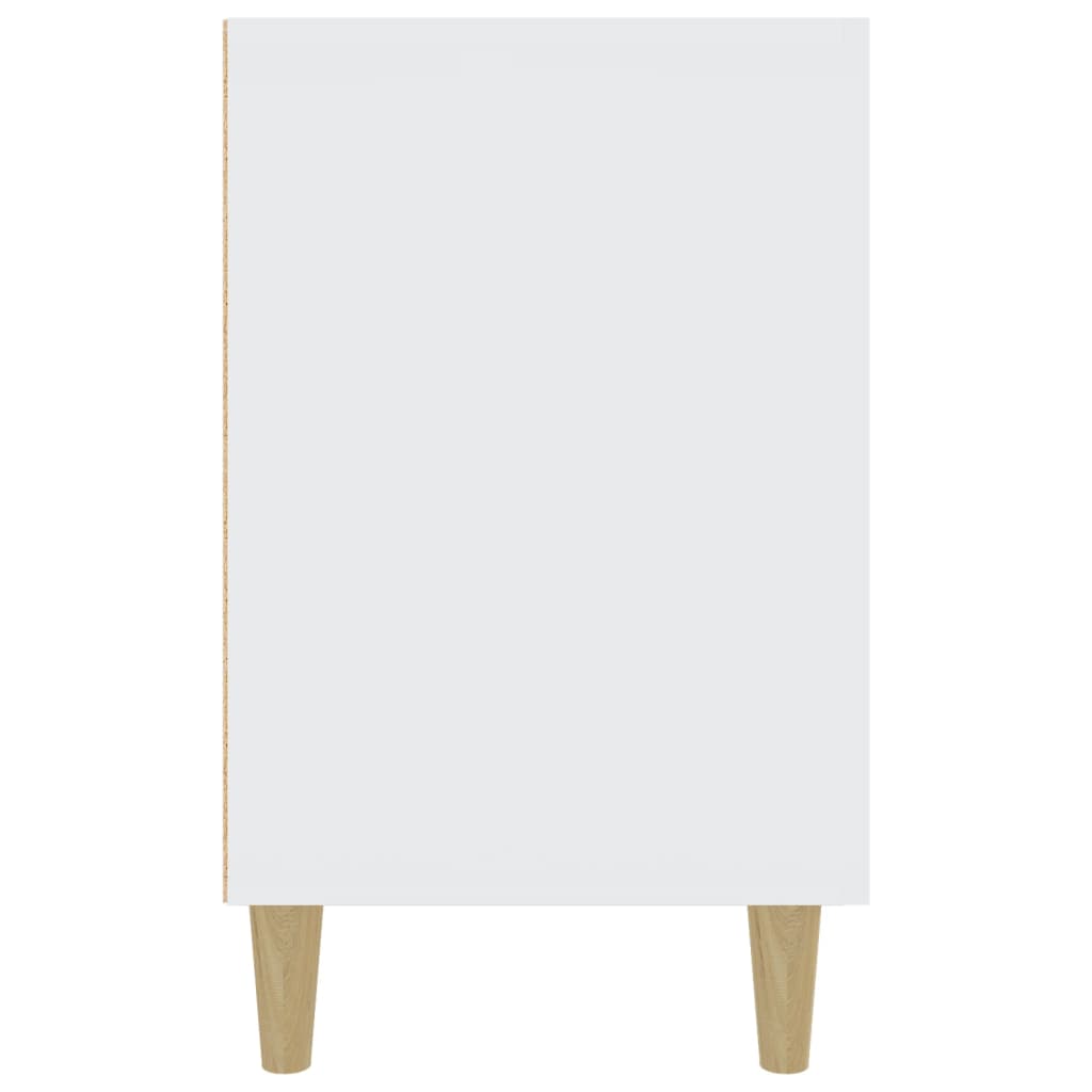 Credenza Bianca 100x36x60 cm in Legno Multistrato