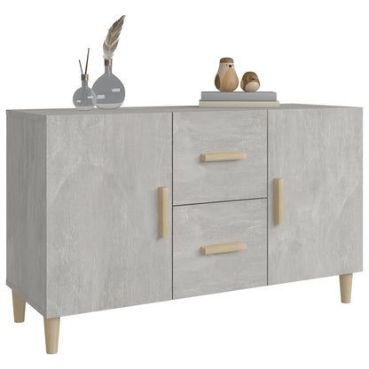 Credenza Grigio Cemento 100x36x60 cm in Legno Multistrato - homemem39