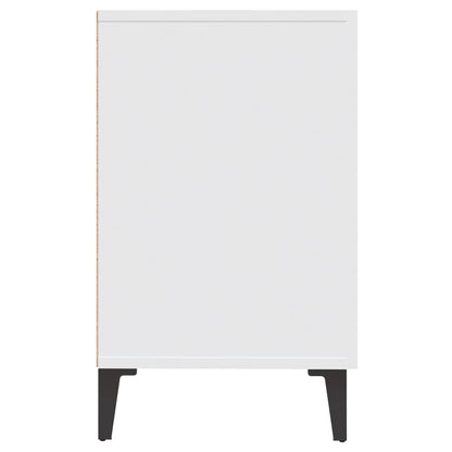 White Sideboard 100x36x60 cm in Multilayer Wood