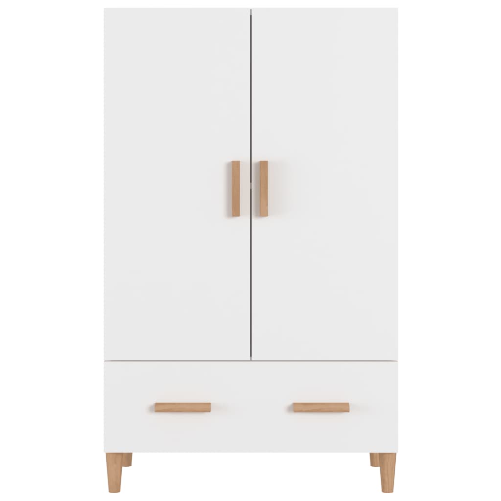Credenza Bianca 70x31x115 cm in Legno Multistrato - homemem39