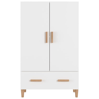 Credenza Bianca 70x31x115 cm in Legno Multistrato - homemem39