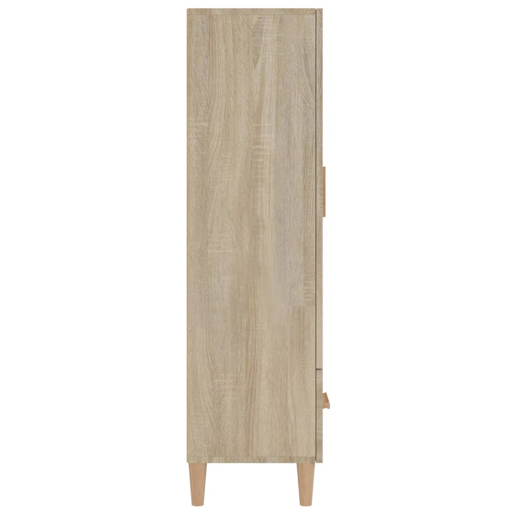 Credenza Rovere Sonoma 70x31x115 cm in Legno Multistrato - homemem39