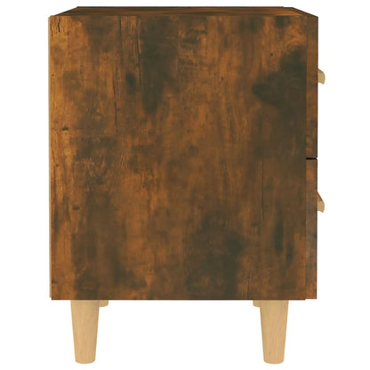 Comodini 2 pz in Rovere Fumo 40x35x47,5 cm