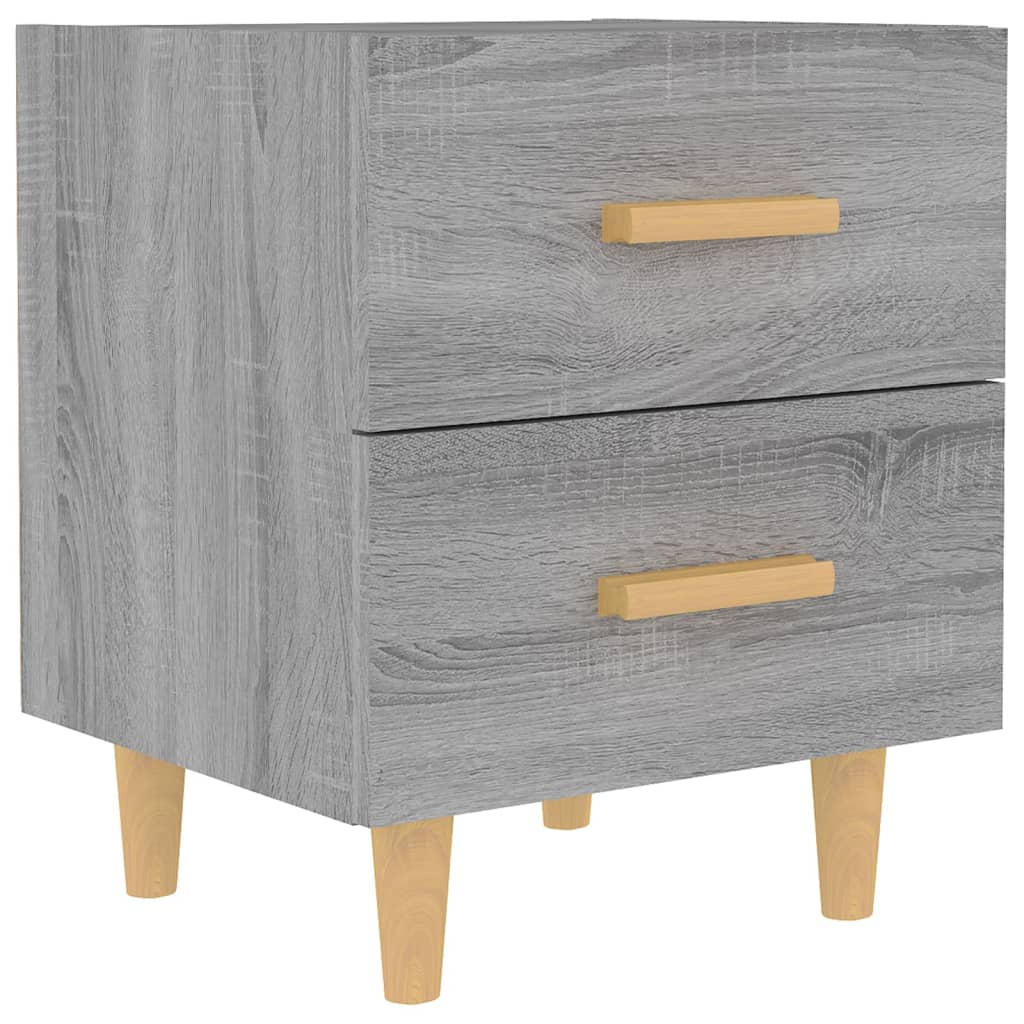 Comodino Grigio Sonoma 40x35x47,5 cm - homemem39