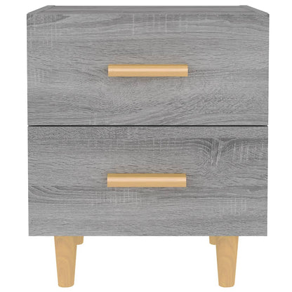 Comodino Grigio Sonoma 40x35x47,5 cm - homemem39