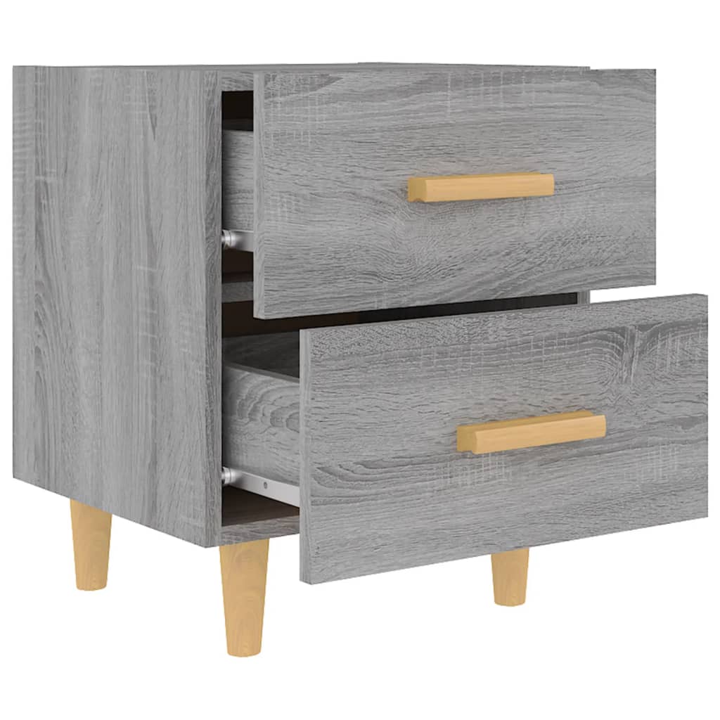 Comodino Grigio Sonoma 40x35x47,5 cm - homemem39