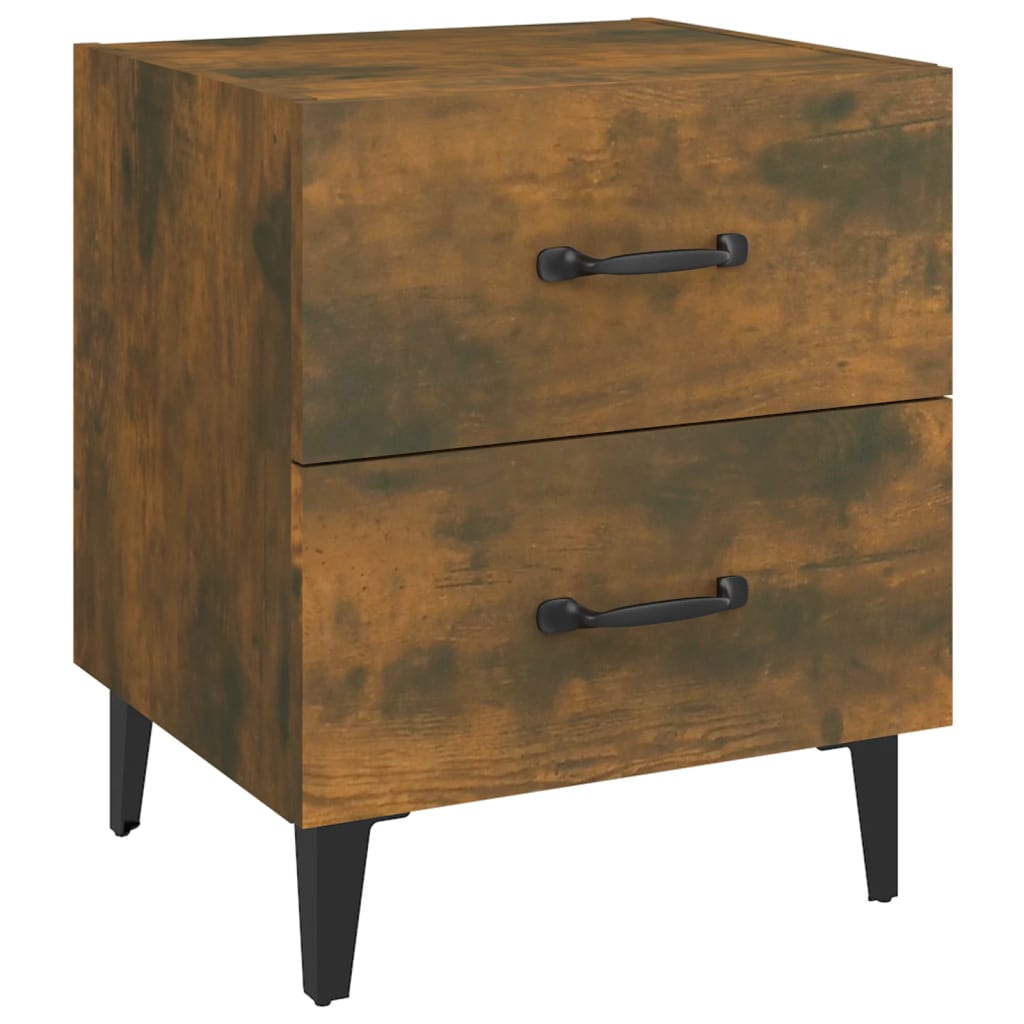 Comodino Rovere Fumo 40x35x47,5 cm | homemem39