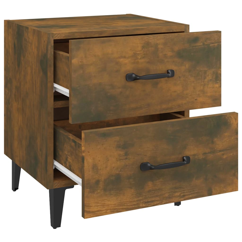 Comodino Rovere Fumo 40x35x47,5 cm | homemem39