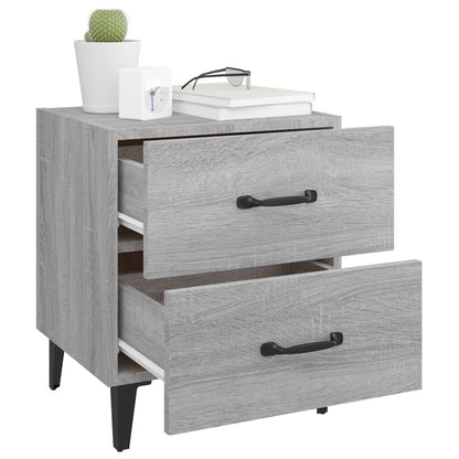 Comodini 2 pz Grigio Sonoma 40x35x47,5 cm | homemem39