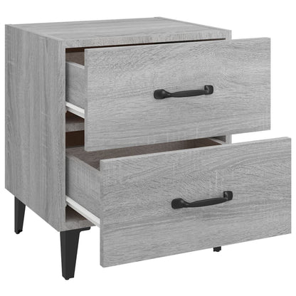 Comodini 2 pz Grigio Sonoma 40x35x47,5 cm | homemem39