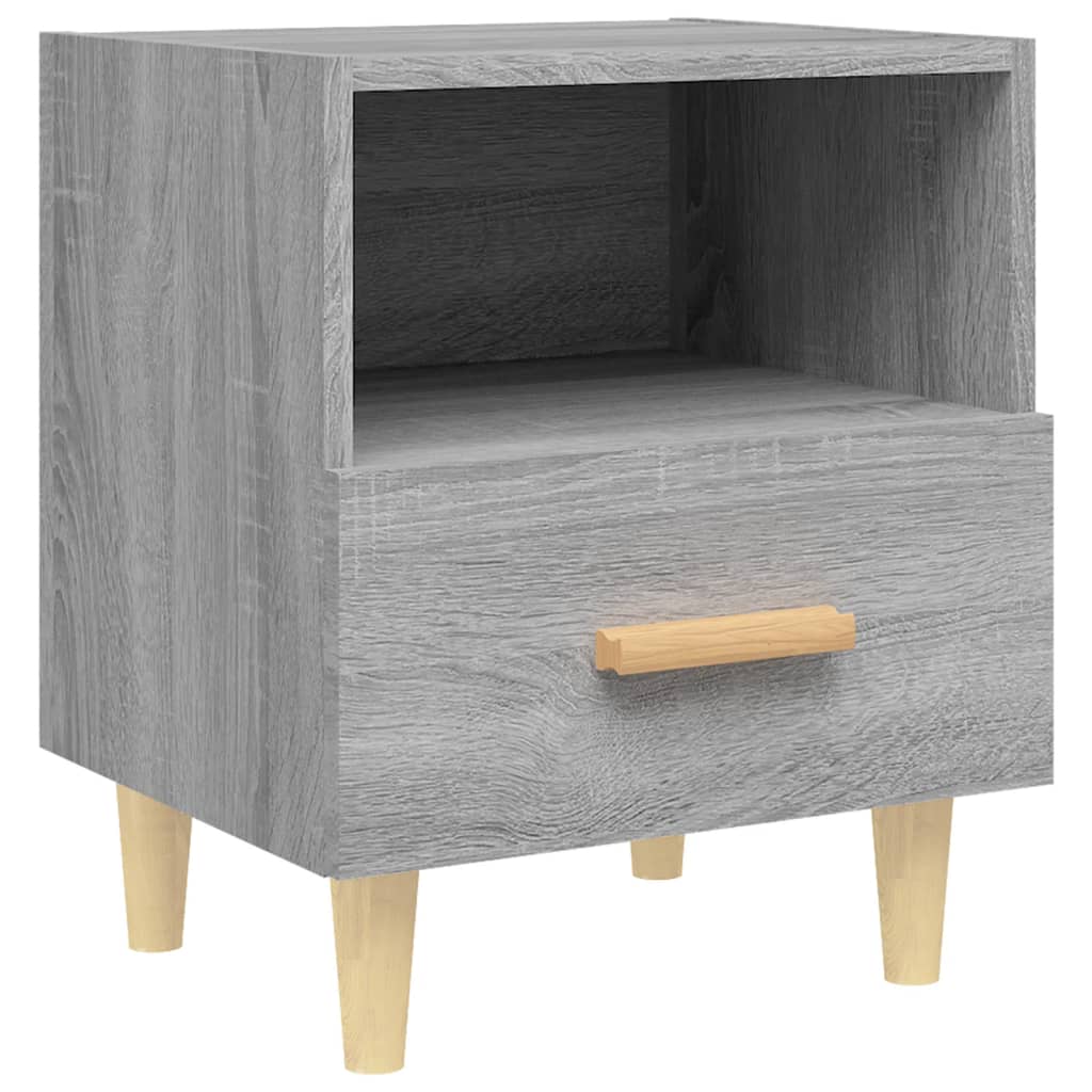 Comodini 2 pz Grigio Sonoma 40x35x47 cm - homemem39