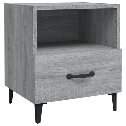 Comodini 2 pz Grigio Sonoma in Legno Multistrato - homemem39