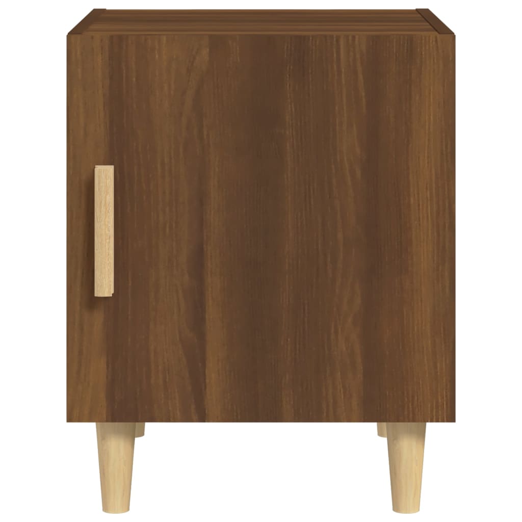 Comodino Rovere Marrone in Legno Multistrato | homemem39