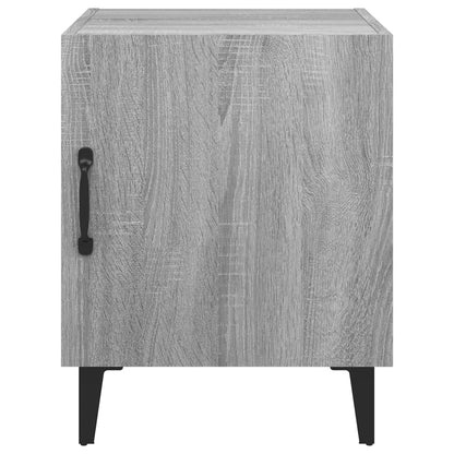 Comodino Grigio Sonoma in Legno Multistrato | homemem39