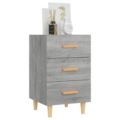 Comodino Grigio Sonoma 40x40x66 cm in Legno Multistrato - homemem39