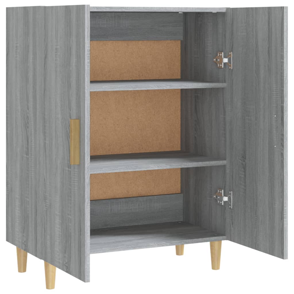 Credenza Grigio Sonoma 70x34x90 cm in Legno Multistrato - homemem39