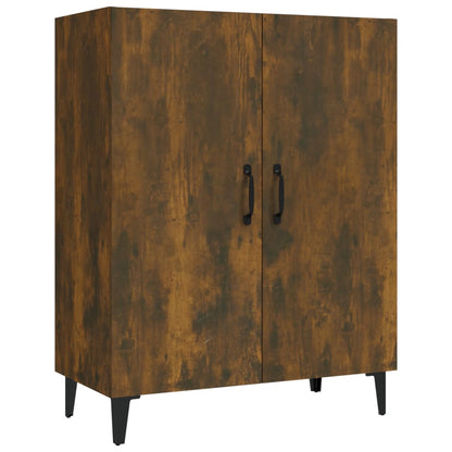 Credenza Rovere Fumo 70x34x90 cm in Legno Multistrato - homemem39