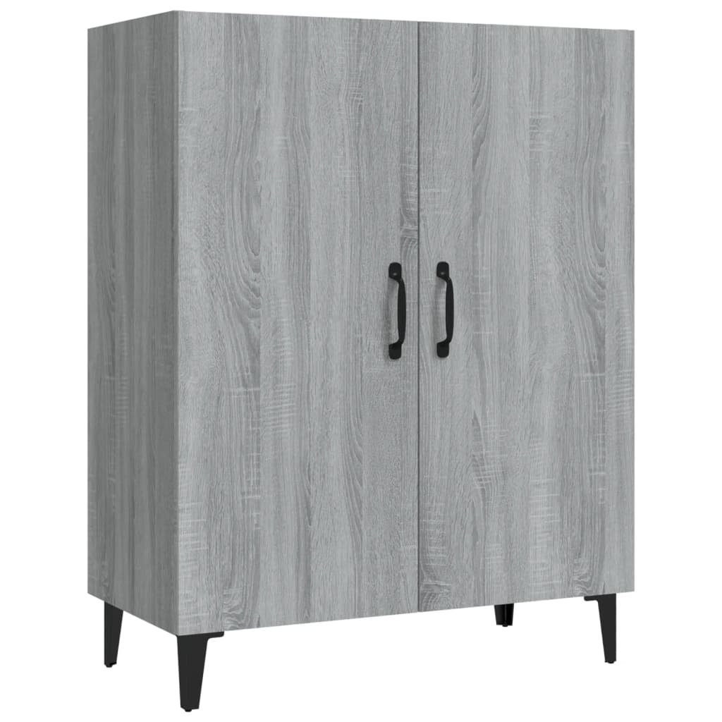 Credenza Grigio Sonoma 70x34x90 cm in Legno Multistrato - homemem39