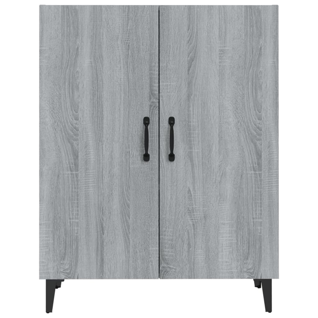 Credenza Grigio Sonoma 70x34x90 cm in Legno Multistrato - homemem39