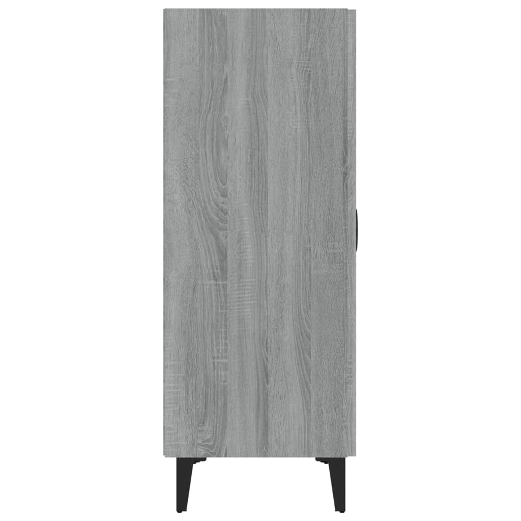 Credenza Grigio Sonoma 70x34x90 cm in Legno Multistrato