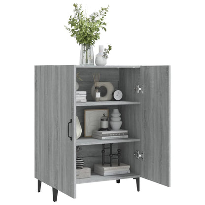 Credenza Grigio Sonoma 70x34x90 cm in Legno Multistrato - homemem39