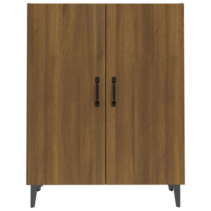 Credenza Rovere Marrone 70x34x90 cm in Legno Multistrato - homemem39