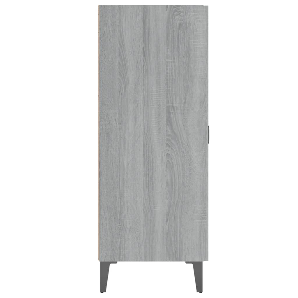 Credenza Grigio Sonoma 69,5x34x90 cm in Legno Multistrato - homemem39